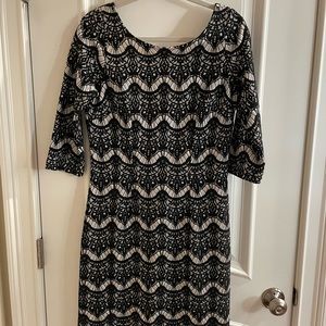 Classic black & white lace Lilly Pulitzer dress.